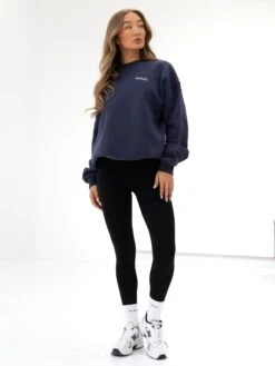 Sami Oversized Jumper - True Navy -Blakely 215IWTRUENAVYD 1