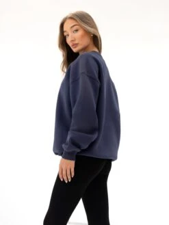 Sami Oversized Jumper - True Navy -Blakely 215IWTRUENAVYD 3