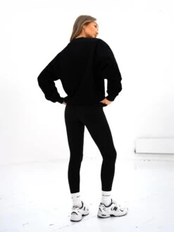 Madison Oversized Jumper - Black -Blakely 2160BLACK02D