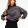 Olivia Oversized Jumper - Charcoal -Blakely 2160TCHARCOALLEADD