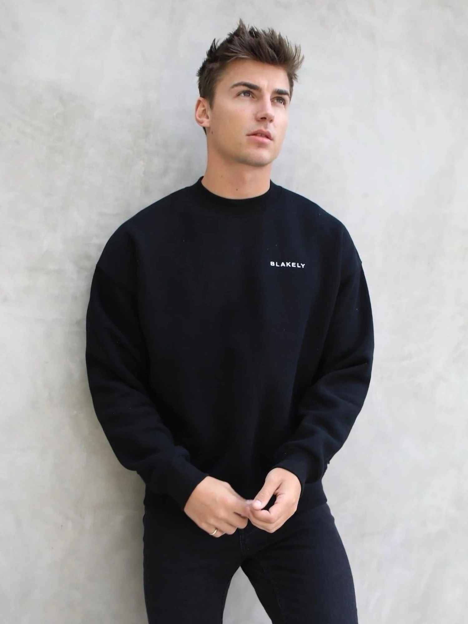 Series Relaxed Jumper - Black 5 Series Relaxed Jumper - Black - Image 3