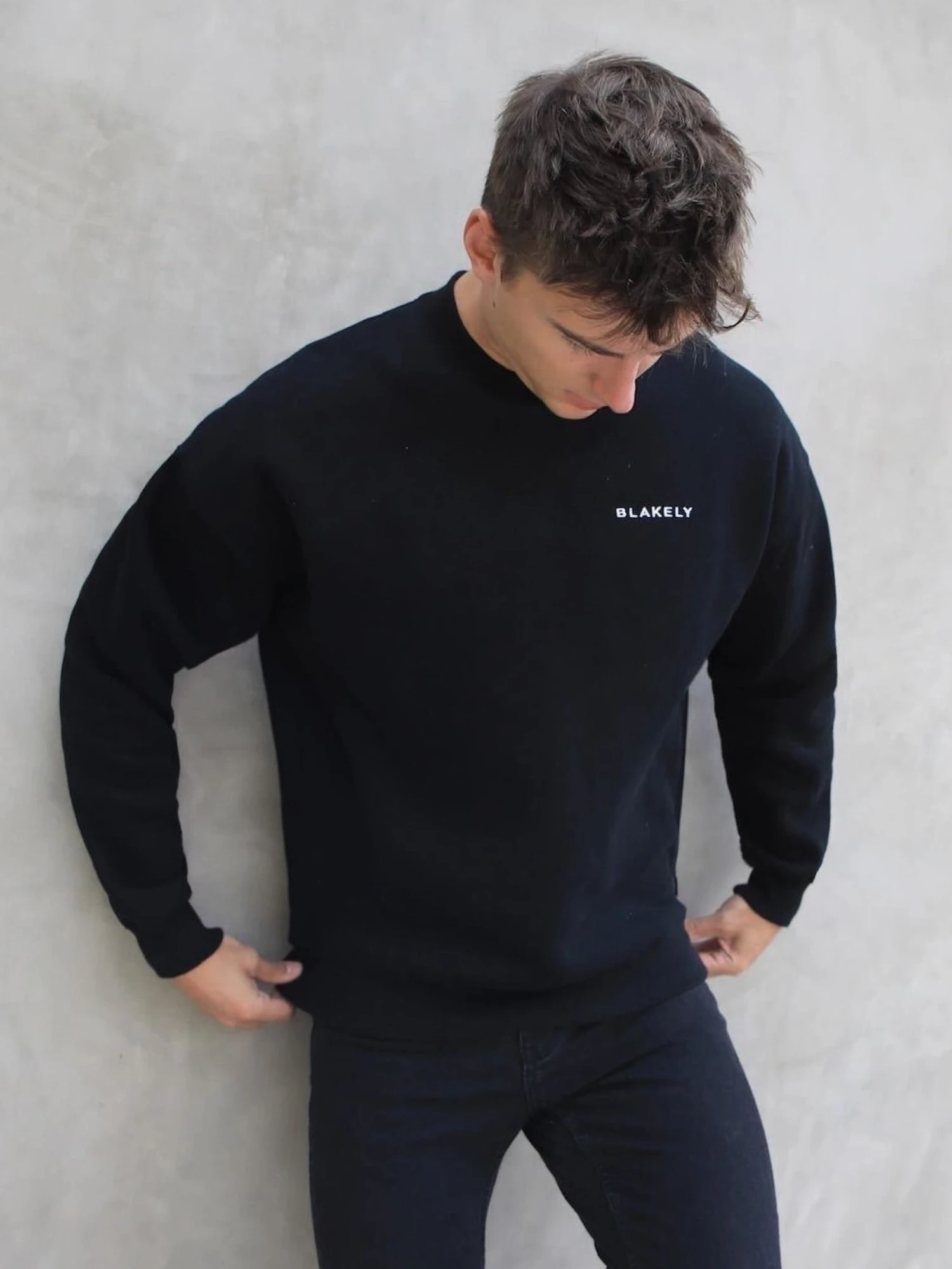 Series Relaxed Jumper - Black 7 Series Relaxed Jumper - Black - Image 5