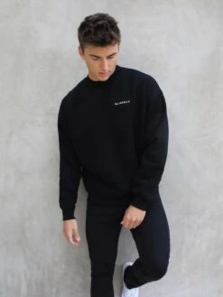 Series Relaxed Jumper - Black 11 Series Relaxed Jumper - Black -Blakely 216AMBlack 06D