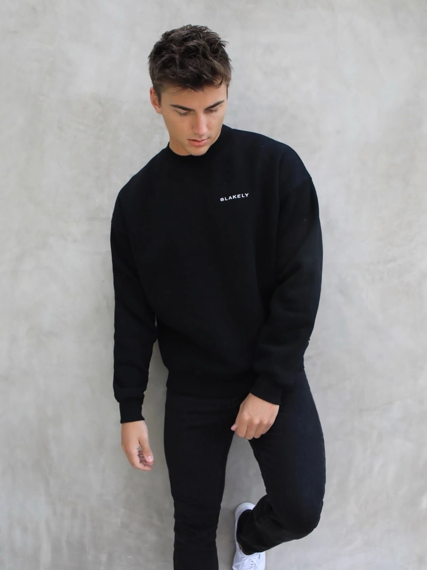 Series Relaxed Jumper - Black 6 Series Relaxed Jumper - Black - Image 4