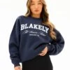 Melrose Oversized Jumper - True Navy