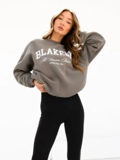 Melrose Oversized Jumper - Safari Green 9 Melrose Oversized Jumper - Safari Green -Blakely 216ASAFARIGREEN04D