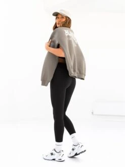 Melrose Oversized Jumper - Safari Green 13 Melrose Oversized Jumper - Safari Green -Blakely 216ASAFARIGREEN05D