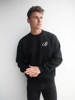 Vita Relaxed Jumper - Black 10 Vita Relaxed Jumper - Black -Blakely 216IMBlack 01D