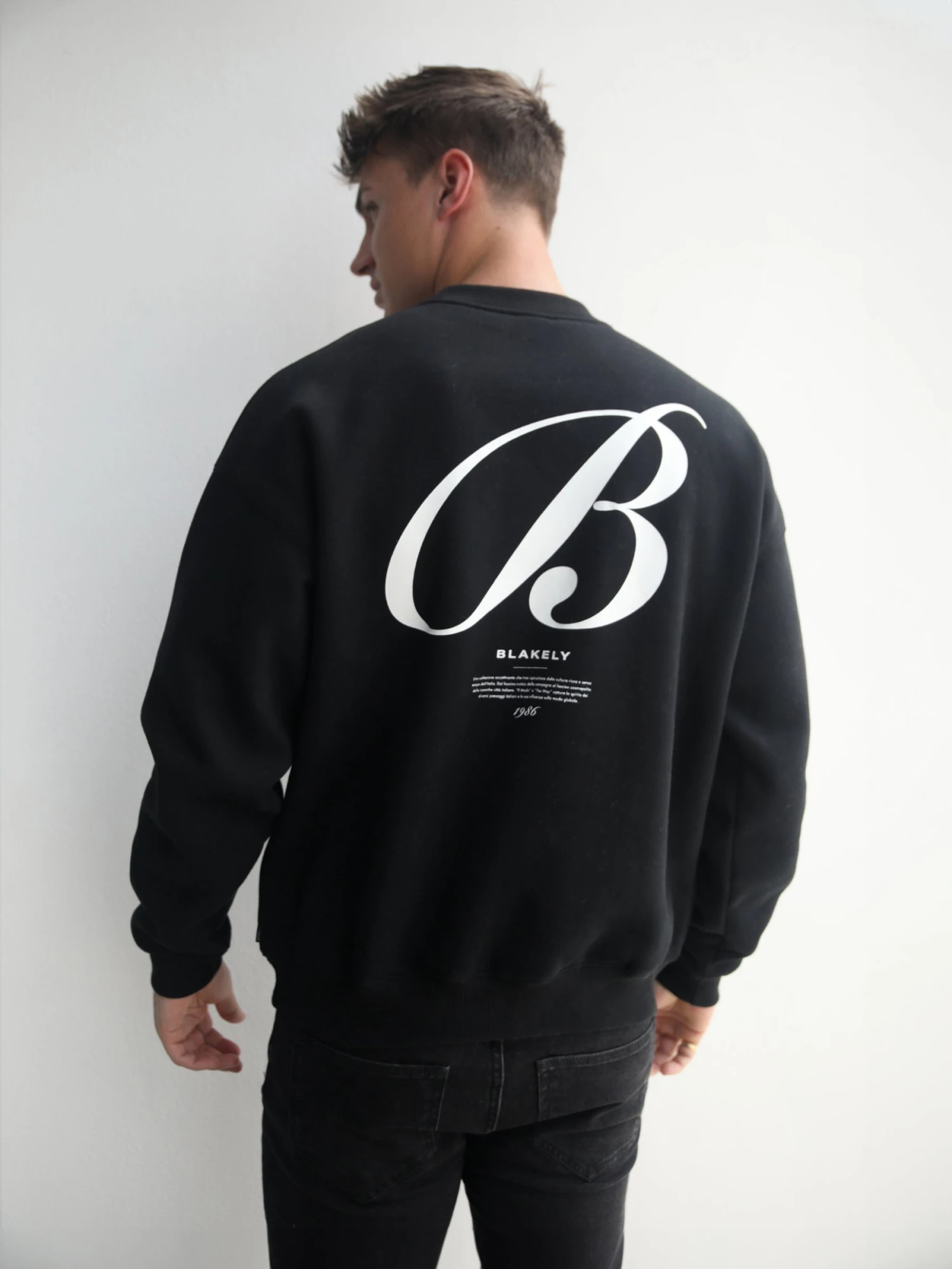 Vita Relaxed Jumper - Black 3 Vita Relaxed Jumper - Black