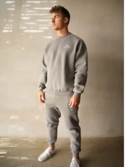 Italia Relaxed Sweatpants - Stone Grey -Blakely 216MBStoneGrey01D b69fb8ba 7553 4e21 89b8 3613a2053a7a
