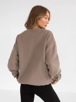 Varsity Oversized Jumper - Light Beige 12 Varsity Oversized Jumper - Light Beige -Blakely 216VAWBeige 04D