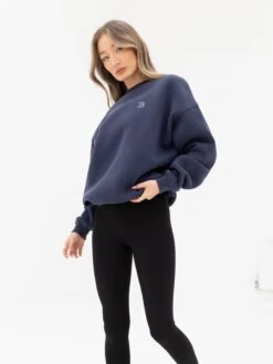 Club Oversized Jumper - Navy -Blakely 217CWNavy 06D