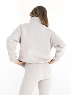 Active Studios 1/4 Zip Jumper - Ivory 10 Active Studios 1/4 Zip Jumper - Ivory -Blakely 218ABONE01D