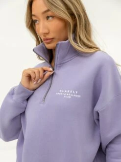 Ultimate 1/4 Zip Jumper - Lilac -Blakely 218GLILAC04