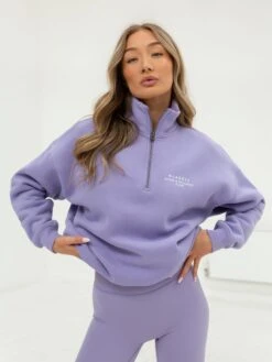 Ultimate 1/4 Zip Jumper - Lilac