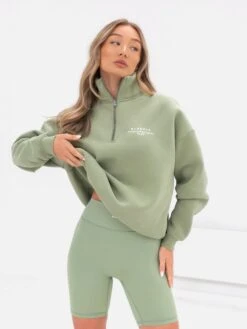 Ultimate 1/4 Zip Jumper - Pistachio