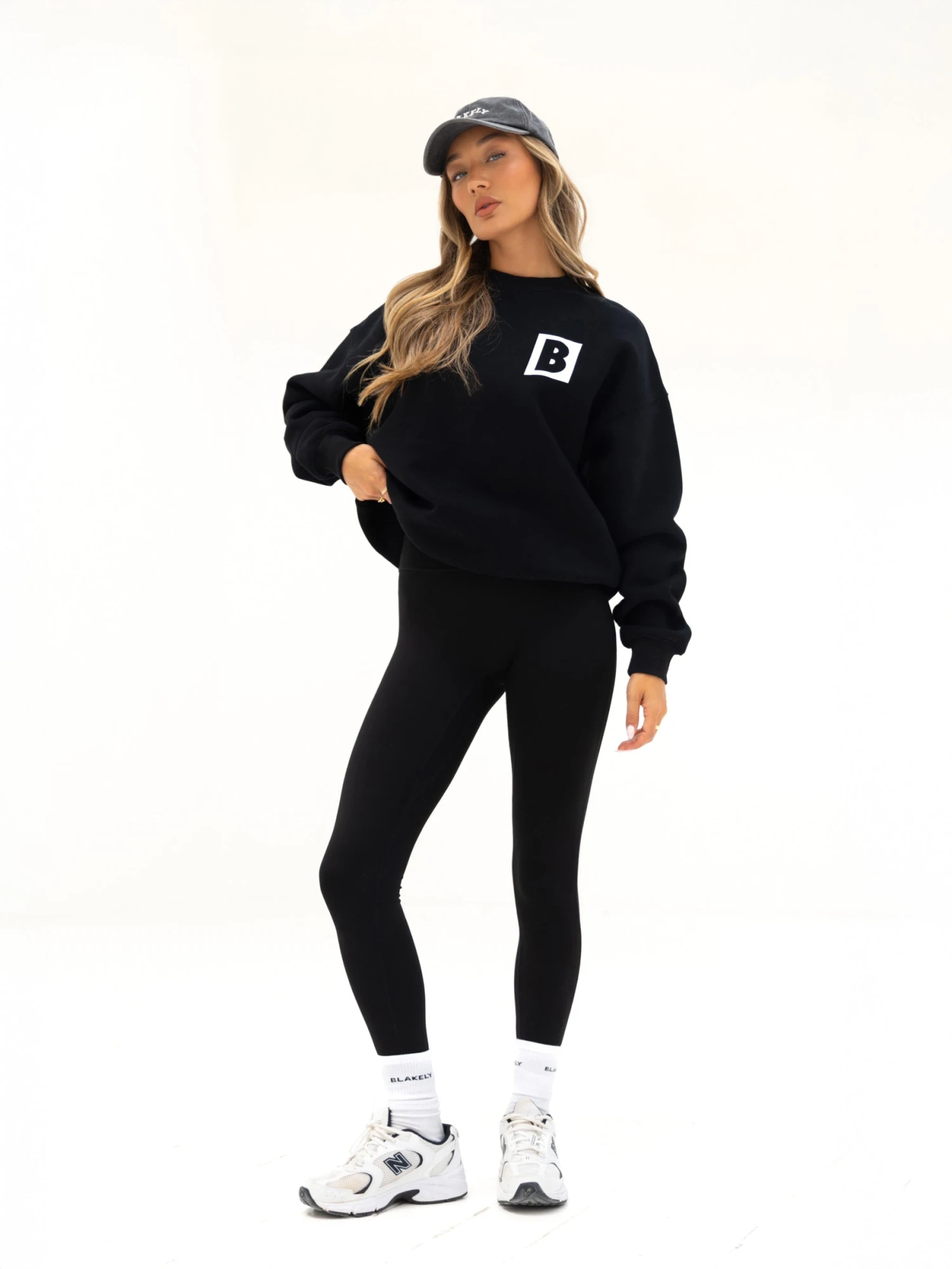 Offset Oversized Jumper - Black 5 Offset Oversized Jumper - Black - Image 3