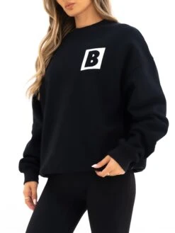 Offset Oversized Jumper - Black 12 Offset Oversized Jumper - Black -Blakely 219M03D a43f97ce 418b 4965 b4dc b9a55c9c89b6