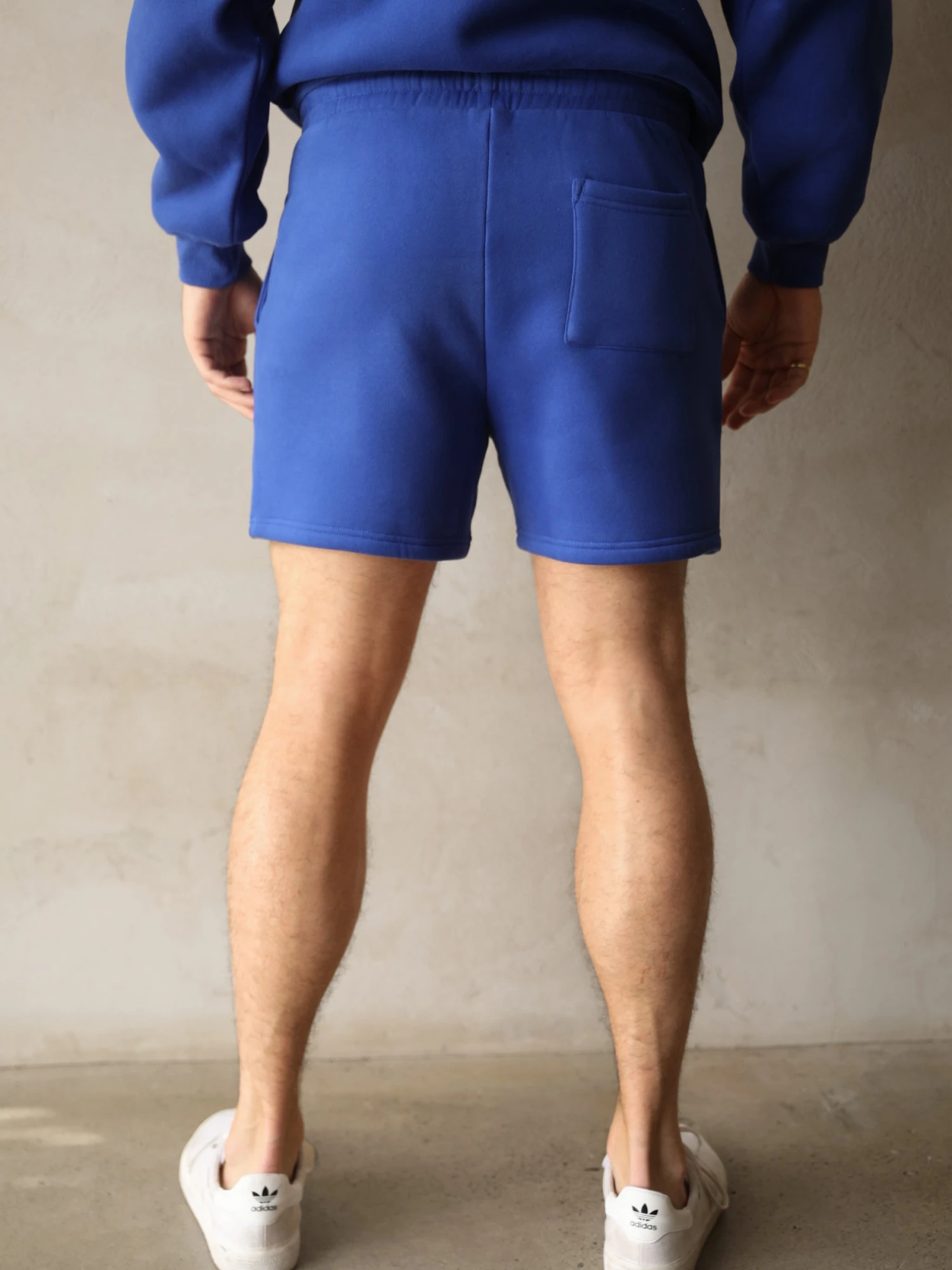 Italia Relaxed Jogger Shorts - Cobalt Blue 8 Italia Relaxed Jogger Shorts - Cobalt Blue - Image 6