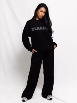 Studio Oversized Jumper - Tonal Black -Blakely 2220WBLACKD 2