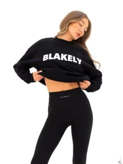 Studio Oversized Jumper - Black -Blakely 2220WBLACKNEWD 3