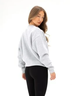 Studio Oversized Jumper - Marl Grey -Blakely 2220WMARLGREYNEWD 4