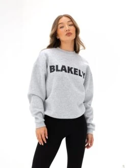 Studio Oversized Jumper - Marl Grey -Blakely 2220WMARLGREYNEWwD