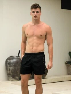 Lugano Swim Shorts - Black -Blakely 2222BlackD 4