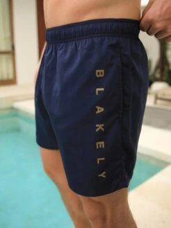 Lugano Swim Shorts - Blue -Blakely 2222BlueD 1
