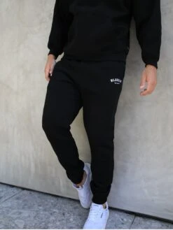 Varsity Relaxed Sweatpants - Black -Blakely 224VARBlackD 2