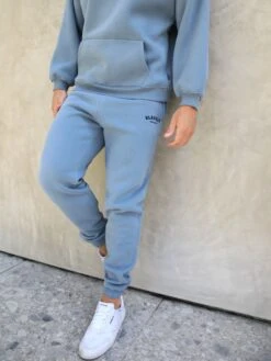 Varsity Relaxed Sweatpants - Blue -Blakely 224VARBlueD 4