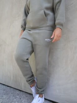 Varsity Relaxed Sweatpants - Safari Green -Blakely 224VARD 4