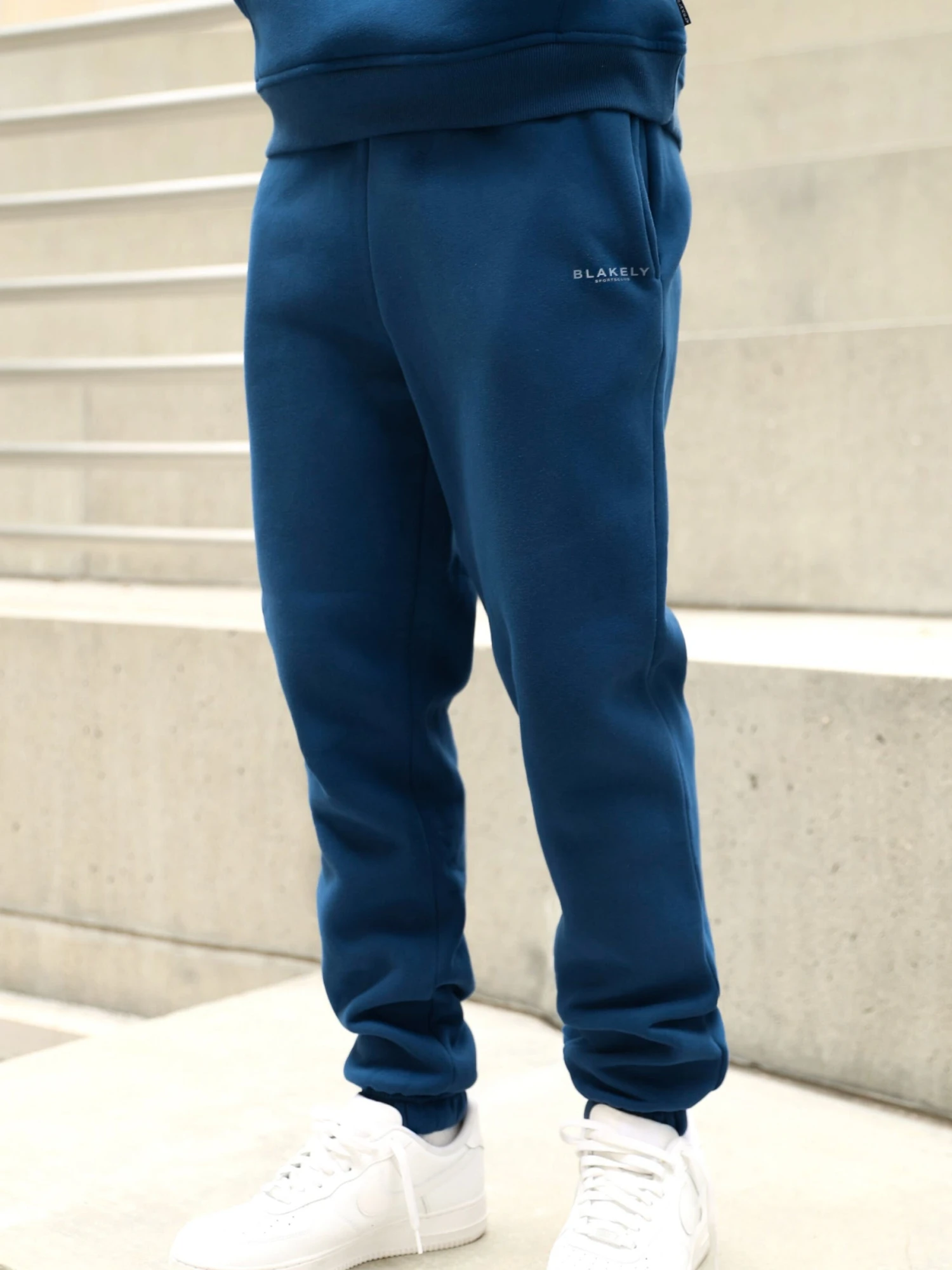 Sports Club Relaxed Sweatpants - Vintage Blue 7 Sports Club Relaxed Sweatpants - Vintage Blue - Image 5