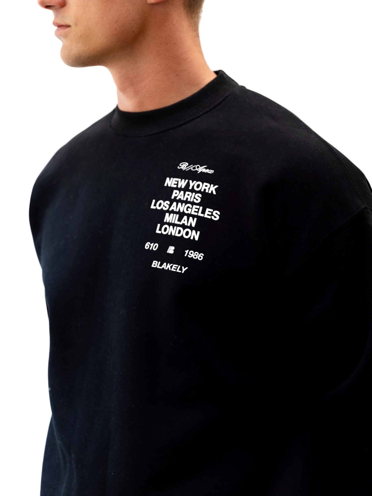 Apex 610 Relaxed Jumper - Black 4 Apex 610 Relaxed Jumper - Black - Image 2