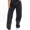 Blakely Mom Jeans - Washed Black
