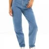 Blakely Mom Jeans - Mid Blue -Blakely 2270MIDBLUELEADD