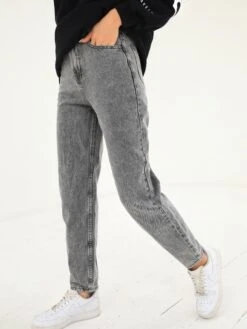 Mom Jeans - Grey -Blakely 2270MOMJEANS GREYD 5