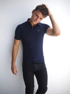Franco Polo Shirt - Navy 11 Franco Polo Shirt - Navy -Blakely 2295Navy 01D