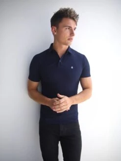 Franco Polo Shirt - Navy 10 Franco Polo Shirt - Navy -Blakely 2295Navy 03D
