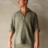 Salvatore Long Sleeve Shirt - Khaki