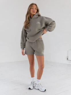 Italia Jogger Shorts - Stone Grey -Blakely 2527BWGrey 02D