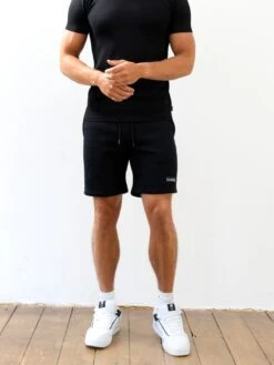 Sami Relaxed Jogger Shorts - Black -Blakely 2527IMBLACKD 4
