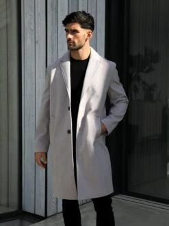 Knightsbridge Tailored Coat - Grey -Blakely 2533Grey05D