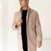 Knightsbridge Tailored Coat - Tan