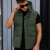 Ultimate Multiway Puffer Coat - Khaki Green