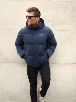 Ultimate Multiway Puffer Coat - Navy -Blakely 2540MNavy 01D