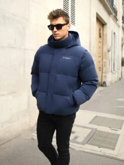Ultimate Multiway Puffer Coat - Navy -Blakely 2540MNavy 03D
