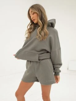 Isabel Jogger Shorts - Safari Green -Blakely 2542GREENGREYD 2