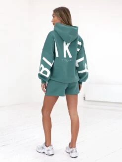 Isabel Jogger Shorts - Dusty Teal -Blakely 2542Green 01D