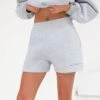 Isabel Jogger Shorts - Marl Grey -Blakely 2542MarlGrey 02LEADD